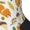 3 Black, variant on Women Crew Soft Moisture-wicking Socks Squirrel Eating Nuts Pattern Design Cotton Socks, One Size fit All
