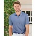 thumbnail image 4 of Izod B14498585 Advantage Performance Sport Shirt, Light Grey Heather - Large, 4 of 5