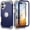 Darkblue, variant on for iPhone 17 Case, Heavy Duty Military Grade Drop Protection Hybrid Cover, Rugged Shockproof Dustproof Triple-Layers Tough Phone Case for iPhone 17, Purple