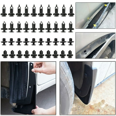 

40Pcs Car Push Retainer Pin Body Bumper Rivet Trim Moulding Clip Accessories Kit
