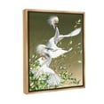 thumbnail image 4 of Stupell Industries Egrets Flapping Wings Animals & Insects Painting Brown Floater Framed Canvas Art Print Wall Art, 17 x 21, 4 of 10