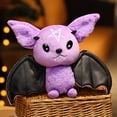 thumbnail image 2 of Bat Plush Stuffed Animal Toy Soft Huggable Doll For Kids Halloween &, 2 of 9