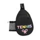 thumbnail image 1 of Bolsa de hombro para raqueta de tenis, bolsa de bádminton, funda para raqueta con cremallera, raqueta de pickleball Negro, 1 of 9