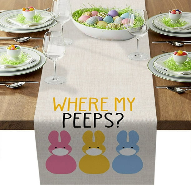 Sruiluo Easter Table Cloth Runner Home Decor Supplies Fabric Tablecloths Creative Com - Tablecloths For Home Decor Sruiluo Easter Table Cloth Runner Home Decor Supplies Fabric Tablecloths Creative Com - Tablecloths For Home Decor