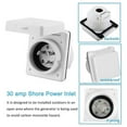 thumbnail image 4 of 30AMP RV Power Inlet Outlet Shore Power Kit w/Boot Cord Protector, 4 of 5