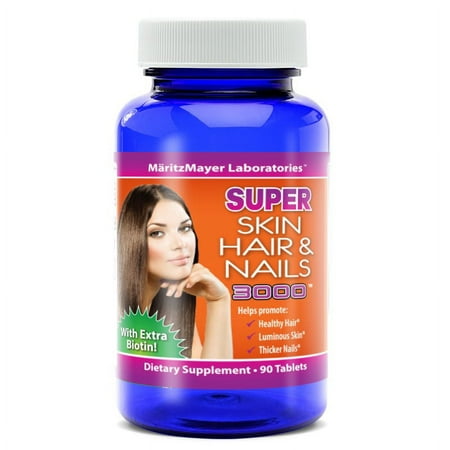 MaritzMayer Laboratories Super Skin Hair & Nails Tablets, 90 Ct