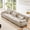 Light Coffee, variant on YWEN Modular Sectional Sofa, 133.8" Oversized 3 Seater Sofa with 5 Pillows, Deep Seat Long Sofa, Chenille Comfy Soft Cloud Couch for Living Room