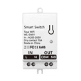thumbnail image 1 of Tuya Smart WiFi Dry Contact Switch Module 10A Home Universal DIY Breaker Relay Work with Smart Life Alexa AC 85-265V,1 * Tuya Smart WiFi Dry Contact Switch Module,White, 1 of 7