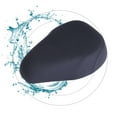 thumbnail image 3 of Raindrops 1Pack Shock Absorbing Seat Black Sponge Bike Saddle for Comfortable Riding, 3 of 8