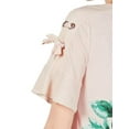 thumbnail image 4 of JM Collection Women's Plus Short Sleeve Printed Casual Top Rose Size 3 Extra Large, 4 of 4