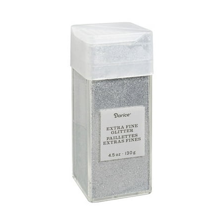 Extra Sparkle - Extra Fine Glitter: Sparkling Silver, 4.5 ounces