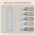 thumbnail image 2 of Roxstand 2'x6' Washable Runner Rug, Vintage Distressed Hallway Entrance Kitchen Rugs, Non Slip Stain Resistant Farmhouse Rug, Grey, 2 of 10