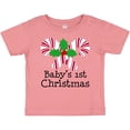 thumbnail image 3 of Inktastic Baby's 1st Christmas Candy Canes Boys or Girls Baby T-Shirt, 3 of 5