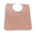 thumbnail image 1 of 1 Pce Bavoir pour Adulte Réutilisable Lavable à la Machine, Vêtements, Repas, Imperméable Orange, 1 of 6