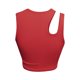 thumbnail image 5 of Correr camisetas sin mangas para las mujeres Sexy Hollow Sin mangas Cuello redondo Color sólido Tirantes Tight Slim Slim Backless Chaleco Body Shaping Ropa interior (Red, M), 5 of 6