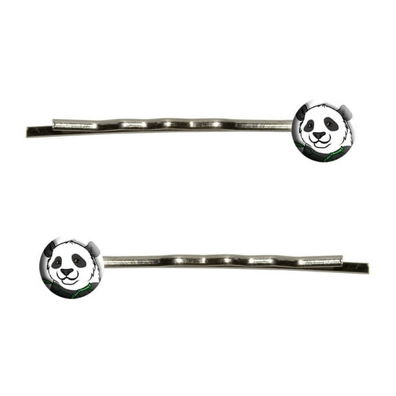 Panda Bear Bobby Pin Hair Clips
