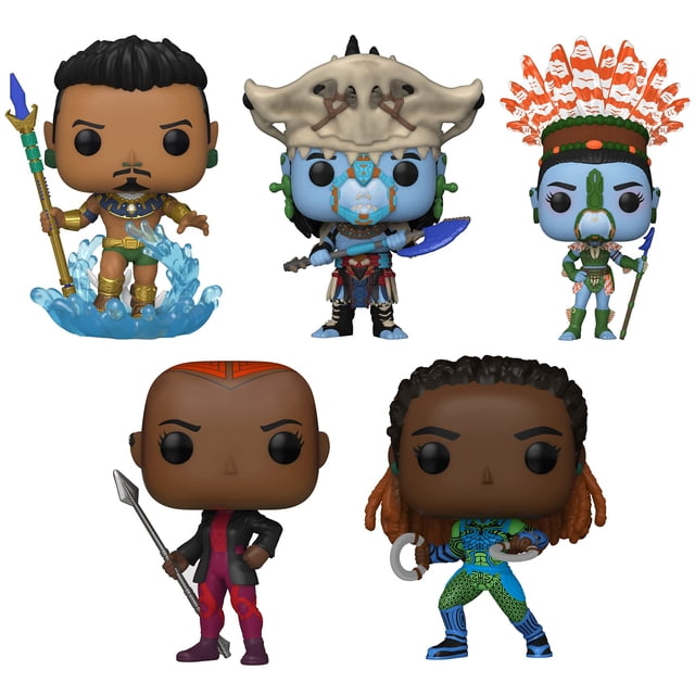 Funko POP! Marvel: Black Panther Wakanda Forever- Namor Attuma Namora Okoye and Nakia Funko -