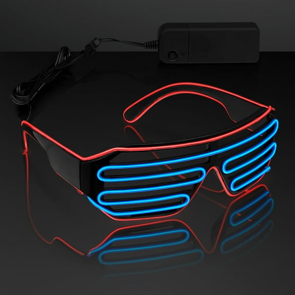 FlashingBlinkyLights El Wire Aviator Club Shades