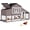 Brown, variant on Chicken Coop Mobile Chicken House On Wheel Outdoor Rabbit Hutch for 2-4 Chickens 67"(Brown)