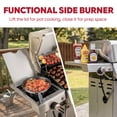 thumbnail image 4 of Feasto 5-Burner Propane Gas Grill, Stainless Steel Body, Double Deck Lid, 58000 BTU, 686 Sq.In. Cabinet Storage, 4 of 11