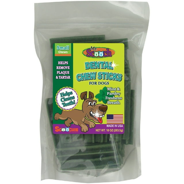 Mr. Scooch Bonbons à Mâcher Dentaires 10oz-Menthe Petit