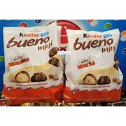 Kinder Bueno Mini Crispy Creamy Chocolate Bite 17.1oz 485g (Two Bags)