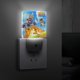 thumbnail image 4 of Arena de Batalla del Zoológico Luz nocturna LED con sensor de anochecer a amanecer para dormitorio, baño, pasillo, escaleras - Lámpara LED nocturna de enchufe, 0.5W - 1 pieza, 4 of 6
