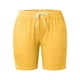 thumbnail image 3 of MKLEKYY Pantalones Cortos Casuales Para Mujer, Con Cordón Ajustable, Cintura Elástica, Cómodos, Lisos, Con Bolsillos, 3 of 4