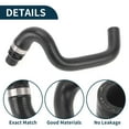 thumbnail image 4 of Unique Bargains Radiator Hose Heater Hose No.31465024 for Volvo XC90 2019 Black Rubber 1 Pc Coolant Pipe Good Sealing, 4 of 7