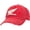 Red, variant on Licensed Race Curved Bill Hat Red