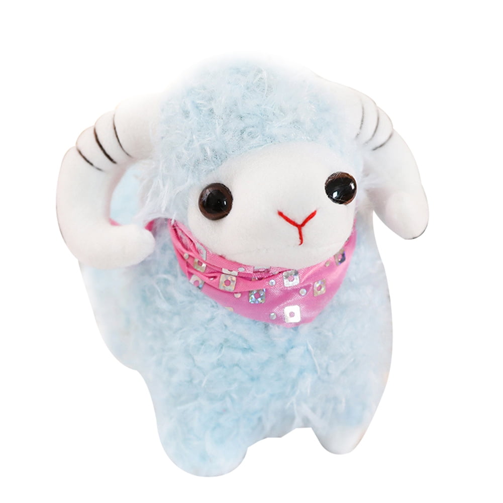 blue sheep stuffed animal