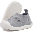 thumbnail image 1 of Zapatos para primeros pasos para bebés de 1 a 4 años, zapatos para niños, zapatillas de deporte para niños pequeños, niñas, suela suave, antideslizantes, lona, transpirables, zapatillas sin cordones, 1 of 5