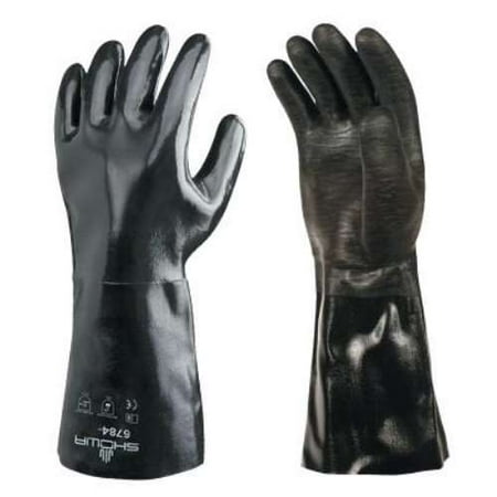 

SHOWA Neoprene Protective Gloves Black Smooth Large - 1 DZ (845-6784-10)