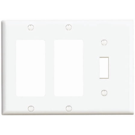 WALL PLATE WHITE 3GANG (Pack of 1)