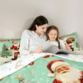 thumbnail image 4 of Manfei Merry Christmas 7-Piece Twin Bedding Sets,Santa Claus Bedding Comforter Set,Xmas Gifts Sheet Sets,Ultra Soft Home Decor Reversible, 4 of 8