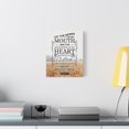 thumbnail image 6 of Scripture Canvas Lord My Strength Psalm 19:14  Christian Wall Art Bible Verse Print Ready to Hang, 6 of 20