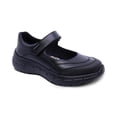 thumbnail image 1 of Zapato escolar Coqueta para niña de piel negro Balu con puntera antiraspaduras, 1 of 5