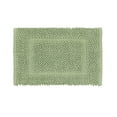 thumbnail image 2 of Jean Pierre New York Sophie Border 100% Cotton Bath Mat - Non-Slip Bath Rug - Sage Green - 27" x 45", 2 of 8