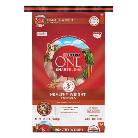 Purina ONE SmartBlend Natural Healthy Weight Formula Adult Dry Dog Food - 16.5 lb. Bag