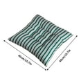 thumbnail image 2 of Moocorvic Outdoor Seat Pads Striped Print Chair Cushions for Patio, Garden, Sofa, Home Decor 16x16IN, 2 of 7
