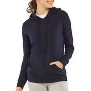 Sofra Women's Lightweight Cotton Long Sleeve Pullover Thin Hoodie Jacket