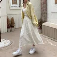 thumbnail image 5 of Primavera Otoño 2024 Nueva Falda Paraguas De Cintura Alta Adelgazante De Línea A De Longitud Media Moda Para Mujer, 5 of 5