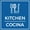 Blue, variant on Signs ByLITA Square Kitchen Door or Wall Sign | Spanish Bilingual Business And Office Signs (Black) - Large