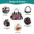 thumbnail image 3 of FORMRS Insulated Lunch Bag for Work School Unisex Large Capacity Cooler with Shoulder Strap, Ethereal Floral Harmony, 3 of 6