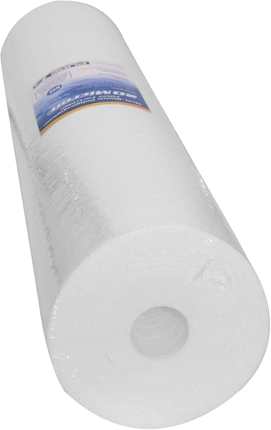 PureT BVB2000020 20x4.5" Water Sediment Filter - NSF Certified - Spun Poly Filter Removes Sediment and Other Organic Debris (20 u Micron Rated)