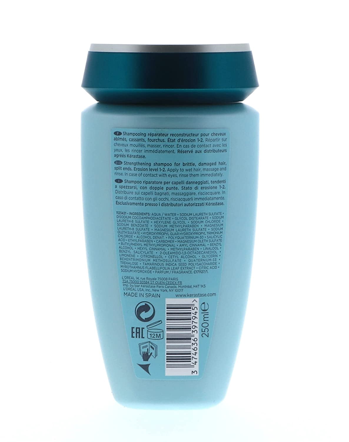 Kerastase Resistance Bain Force Architecture Shampoo, 8.5 oz