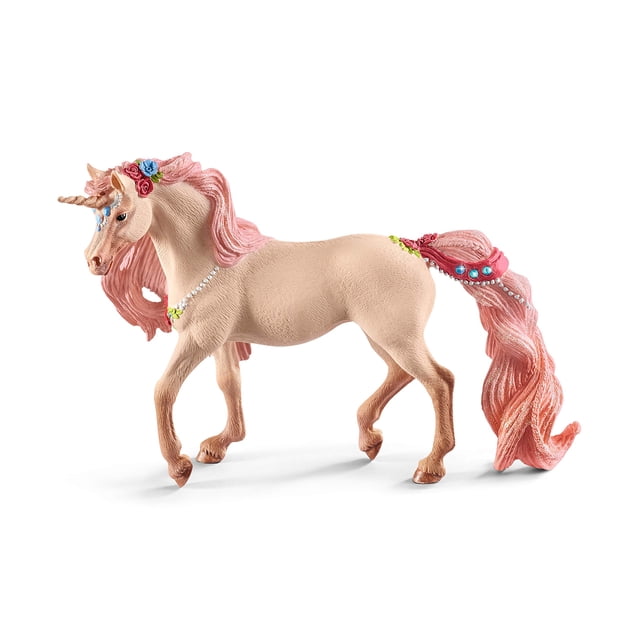 Figura de yegua con diseño de unicornio Schleich bayala con purpurina