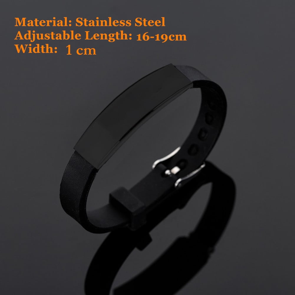 Bracelet En Silicone Réglable – Inscription Bénédiction Hébraïque, Bijou Religieux Juif Pour Hommes Et Femmes - 4