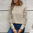 thumbnail image 6 of LIaqionyy Womens Tops Dressy Casual Long Sleeve Fall Outfits Business Blouses Cute T Shirts Work Clothes, 6 of 7