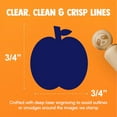 thumbnail image 4 of Apple Fruit Rubber Stamp for Stamping Crafting Planners - 3/4 Inch Small, 4 of 4